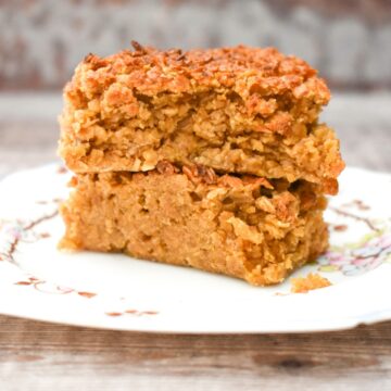 Air Fryer Vegan Golden Syrup Flapjacks